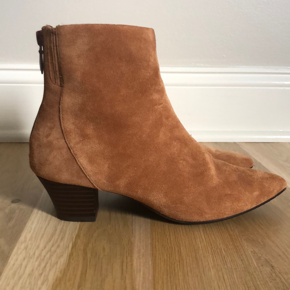 Clarks suede ankle boots